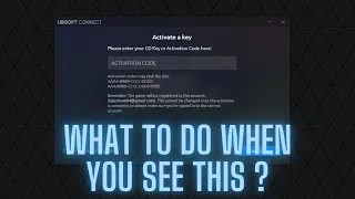 What to do with Activate Key Prompt for Ubisoft+ Games on GeForceNOW!