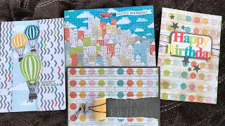 Patterned paper Masculine birthday cards that are so easy