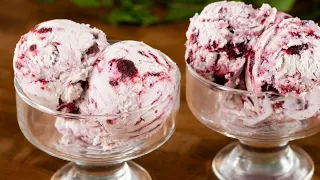 🍧I make the best berry ice cream in the world!🍧 In just 5 minutes! WITHOUT condensed milk! Anyone