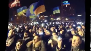 Гімн України о другій ночі, Майдан Незалежності