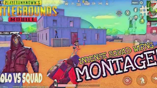 king of bootcamp | solo vs squad MONTAGE |  pubg mobile#3rdyearbestyear