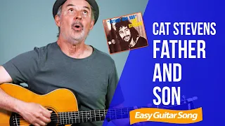 Father And Son Cat Stevens Easy Guitar Lesson (Step-By-Step)