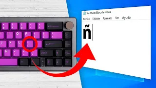 Como escribir la Ñ en un teclado en Ingles | Windows 10 y Windows 11