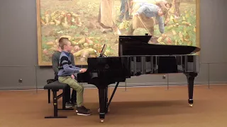 Latour, Sonatina No. 1, Allegretto by Matteo (age 9)