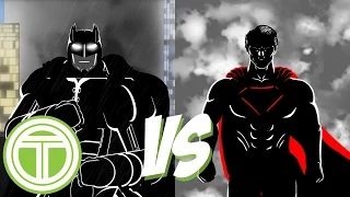 Batman vs Superman: teaser trailer parody (fan animated by Tanimated)