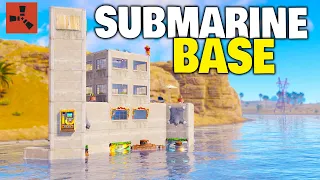 I Built the Most Advanced Solo Submarine Base next to the NEW Harbour - Rust