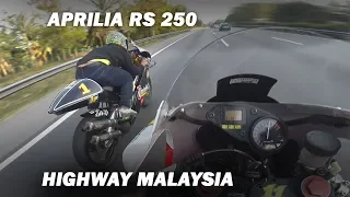 aprilia rs 125 vs aprilia rs 250, suzuki rgv 250 dan yamaha 125 Z di MALAYSIA! dian novtani