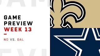 New Orleans Saints vs. Dallas Cowboys | Week 13 Game Preview | Move the Sticks