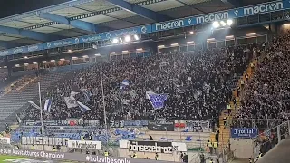 MSV Duisburg Fans in Bielefeld (Arminia - MSV, 31.03.2024)