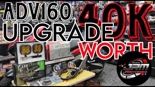 MAGASTOS ANG ADV160 | 40K WORTH OF UPGRADE FOR ADV160 | ITO NA #jrmotoworkz #adv160 #adv150 #review