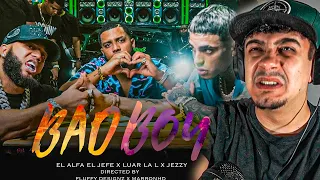 (REACCIÓN) EL ALFA "EL JEFE" X LUAR LA L X JEZZY - SOY UN BAD BOY (VIDEO OFICIAL)