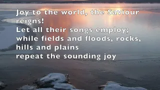 Joy to the world! with lyrics (Isaac Watts)