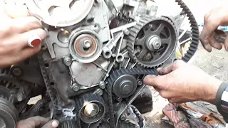 how to toyota 1c 2c 3c diesel engine timing installation urdu in hindi