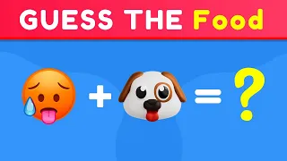 Guess The Food By Emoji | Food And Drink Emoji Quiz #quiz 🍟🍔