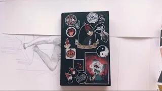 Обзор скетчбука! Sketchbook tour #4