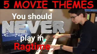 5 Movie Themes you should NEVER play in ragtime! 😮  - ACE Productions