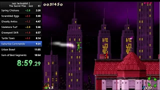 Jazz Jackrabbit 2 The Secret Files speedrun with Jazz in 10:59.07