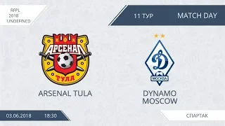 AFL18. Russia. Premier League. Day 11. Arsenal Tula - Dynamo Moscow