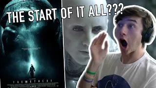 The origins of ALIEN?? PROMETHEUS (2012) - Movie Reaction - FIRST TIME WATCHING!