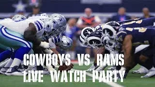 COWBOYS VS RAMS LIVE PLAY BY PLAY & REACTION