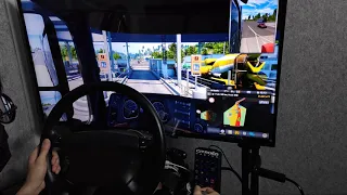 Euro Truck Simulator 2 with Real Car Steering & Column Switch (aliexpress)