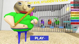 *NEW* BALDI BARRY'S PRISON RUN! (Obby) Roblox Full Gameplay Walkthrough No Death Speedrun