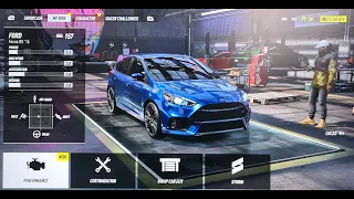 NFS HEAT FORD Focus RS '16 TURBO Upgrade to a BEAST 1,033 HP PART 1 Very Fast Car 400+