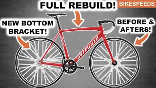 Specialized Langster Full Rebuild! Single-speed Bike Service!