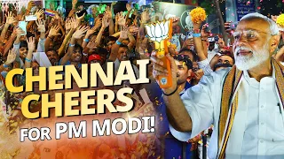 LIVE: PM Modi's roadshow in Chennai today | Lok Sabha Election 2024