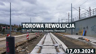 Przebudowa ulic: od Powstańców Wielkopolskich do Nabrzeża Wieleckiego - Marzec 2024