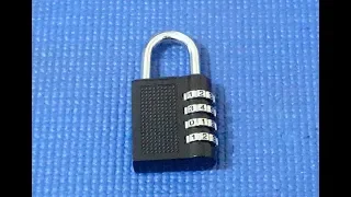 (Picking 114) Another unbranded combination lock cracked