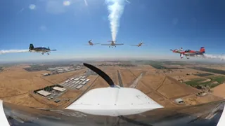 Lincoln airport day 2023 (360° Video)