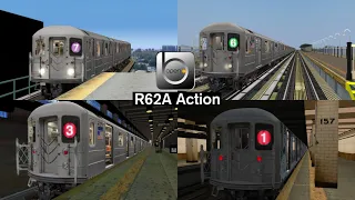 OpenBVE: R62A Action on the (1) (3) (6) And (7) lines