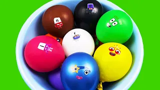 Numberblocks & Alphablocks – Satisfying Orbeez With Balloons Coloring! ASMR Orbeez