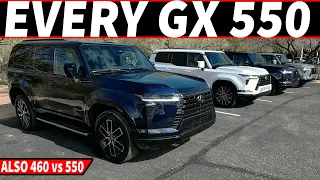 Full Tour of the 2024 Lexus GX 550 Lineup // Old 460 vs. New 550, Premium, Luxury, and Overtrail!