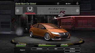 NFS Underground 2 | Honda Civic Type-R | Customization and Gameplay