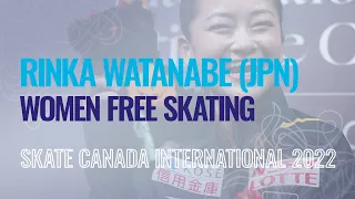 Rinka WATANABE (JPN) | Women Free Skating | Mississauga 2022 | #GPFigure