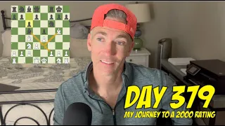 Day 379: Playing chess every day until I reach a 2000 rating