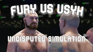 🥊 Undisputed - Tyson Fury vs Oleksandr Usyk Simulation #undisputed #tysonfury #boxing #2070super