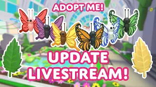 🦋CATCHING NEW BUTTERFLY PETS!🦋 Adopt Me Livestreams the new update!