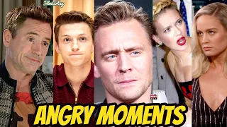 Avengers Cast Losing Their Cool Part 3 | MCU Cast Getting Angry | MCU Actors Angry Moments Part 3