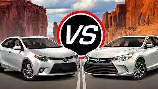 WOW...!!!! Camry vs  Corolla See how these affordable Toyota sedans stack up