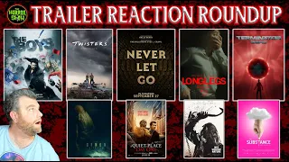 Trailer Reaction Roundup - LONGLEGS; NEVER LET GO; IN A VIOLENT NATURE; A QUIET PLACE DAY ONE