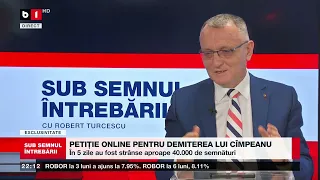 SUB SEMNUL ÎNTREBĂRII CU TURCESCU.  CUM RĂSPUNDE SORIN CÎMPEANU CELOR CARE ÎI CER DEMISIA P2/2