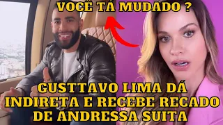 Gusttavo Lima manda IND1RETA após POLÊMIC4 e ganha RECADO de Andressa Suita