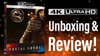 Mortal Kombat (2021) 4K UHD Blu-ray Steelbook Unboxing & Review!