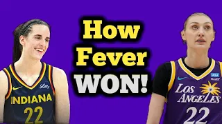 How Caitlin Clark and Indiana Fever won against Los Angel Sparks | L A Sparks vs Fever