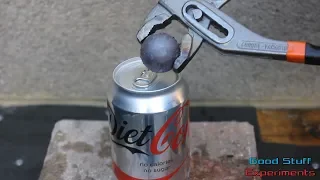 Red Hot Steel Ball vs Coca-Cola