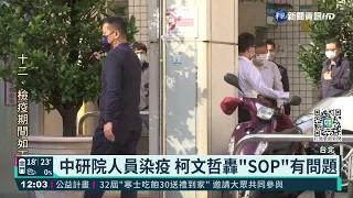 中研院人員染疫 柯文哲轟"SOP"有問題｜華視新聞 20211211