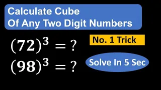 Cube of any two digit numbers | Cube Short Trick | maths trick by imran sir | Cube Tricks